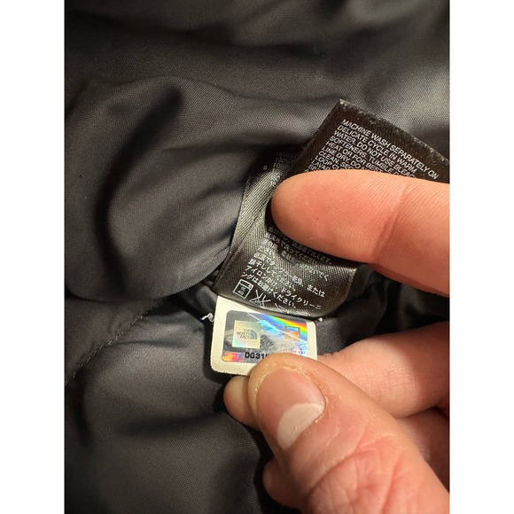 North Face Hyvent 3 in 1 Jacket Blue Grey Removable Puffer Size Large Mens - Picture 13 of 15